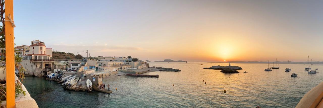 Le Petit Malmousque Lägenhet Marseille Exteriör bild