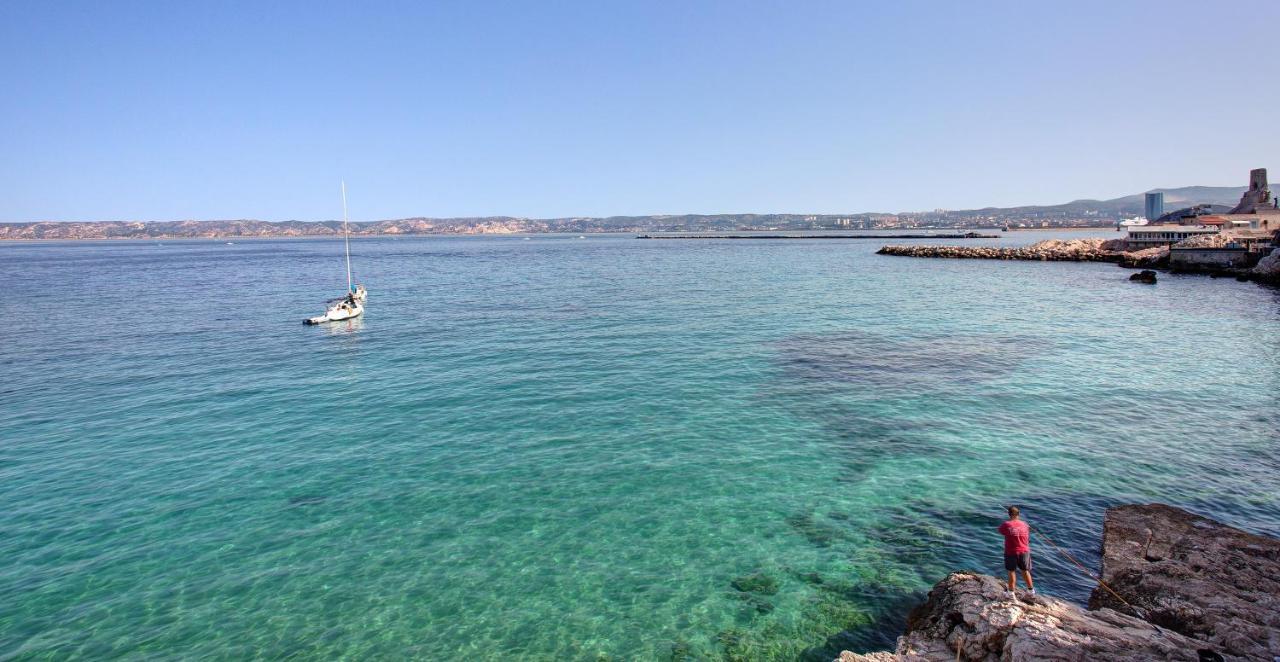 Le Petit Malmousque Lägenhet Marseille Exteriör bild